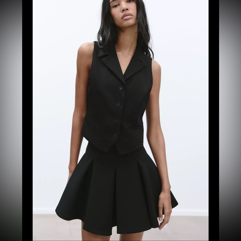 Zara voluminous mini skirt